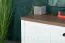 Dresser Segnas 03, Colour: White Pine / Brown Oak - 88 x 130 x 43 cm (h x w x d)
