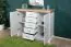 Dresser badile 01, Colour: pine white / brown - 98 x 127 x 46 cm (H x W x D)