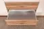 Chest of drawers Gataivai 09, Colour: Beige high gloss / Walnut - 83 x 170 x 46 cm (H x W x D)