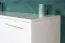 Chest of drawers Siumu 13, Colour: White / White high gloss - 85 x 153 x 45 cm (h x w x d)
