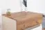 Bedside table Papauta 22, Colour: Cashmere / Dark Oak - Measurements: 45 x 60 x 45 cm (H x W x D)