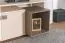 TV cabinet Matthias 04, Colour: Cream/Cappuccino - Dimensions: 58 x 121 x 41 cm (H x W x D)