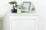 Bedside table Jabron 09, solid pine wood wood wood wood wood wood, White lacquered - 63 x 50 x 35 cm (H x W x D)