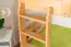 Bunk bed 90 x 200 cm for adults "Easy Premium Line" K17/n, solid beech wood, natural lacquered, convertible