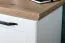 Chest of drawers Cuenca 03, Colour: Oak / White - Measurements: 99 x 155 x 39 cm (H x W x D)