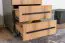 Roll container Burgos 10, Colour: Oak / Grey - Measurements: 57 x 40 x 52 cm (H x W x D)