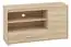 TV base unit Mochis 17, Colour: Sonoma Oak light including 3 colour inserts - measurements: 66 x 120 x 34 cm (H x W x D), with 1 door, 1 drawer and 4 compartments