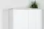 Children's room - Hinged door cabinet / Wardrobe Egvad 02, Colour: White / Beech - Measurements: 193 x 80 x 51 cm (H x W x D), with 2 doors, 3 drawers and 1 compartment