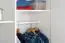 Children's room - Hinge door closet / closet Aalst 17, Colour: Oak / White / Blue - Measurements: 190 x 80 x 50 cm (H x W x D).