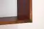 Suspended rack / Wall shelf solid pine wood, Walnut colours Junco 291A - 40 x 40 x 20 cm (H x W x D)