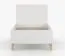 Children's Bed / Youth Bed White | Taygetos 05 | 90 x 200 cm | Slatted Frame Included | Scratch & Moisture Resistant