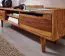 Sheesham TV Cabinet Lowboard | Semi-Solid Wood | Modern Design | 43 x 145 x 35 cm | Ample Storage