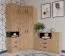 Chest of Drawers | Fafe 05 | 137 x 40 x 95 cm | Artisan Oak / Black | 2 Doors | Two-Tone | 3 Drawers | 7 Compartments | Soft-Close System | Ample Storage Space