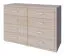 Kerowagi 13 Chest of Drawers | Sonoma Oak Finish | 90 x 135 x 41 cm | 8 Drawers