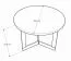 Coffee table Granollers 01, Colour: White Marble - Measurements: 50 x 50 x 37 cm (W x D x H)