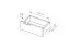 Narrow Chest of Drawers Fouchana 04 | Beige & Oak Viking | 81 x 103 x 39.5 cm | 3 Drawers