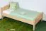 Children's Bed / Youth Bed Solid Beech Wood Natural 113C | 100 x 200 cm | Includes Slatted Frame | Premium Quality