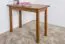 Solid Pine Wood Table Junco 226C | Rustic Oak Look | 100 x 50 cm | Modern Angular Design