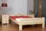 Futon bed / solid wood bed solid pine natural A11, incl. slatted frame - dimensions 140 x 200 cm