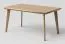 Coffee table solid Oak Natural Aurornis 77 - Measurements: 100 x 60 x 50 cm (W x D x H)