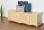 Solid Pine Blanket Box 179 | Natural Finish | 50 x 154 x 46 cm Storage Chest | Rustic Engraved Design