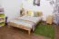 Futon Bed Solid Wood | Wooden Nature 03 | Oiled Beech Heartwood | 140 x 200 cm Mattress Base