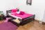 Youth bed "Easy Premium Line" K4 incl. 2 underbed drawers and 1 cover plate, solid beech wood, clearly varnished - 140 x 200 cm