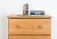 Chest of drawers pine solid wood alder colorJunco 141 - 123 x 60 x 42 cm (H x W x D)