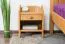 Nightstand Junco 132 | Solid Pine & Alder | 45 x 34 x 29 cm | 1 Drawer & Shelf | Space-Saving Design