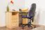 Corner Desk Solid Pine Natural Junco 185 | 3 Drawers | Keyboard Tray | 74 x 138 x 83 cm | Space-Saving Design