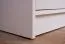 Children's Room - Walter 08 Chest of Drawers, Color: High-Gloss White / Purple - 85 x 80 x 40 cm (H x W x D)