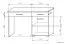 Desk Kisaran 01, Colour: Sonoma Oak - Measurements: 76 x 120 x 50 cm (H x W x D)