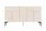 Chest of drawers Asau 14, color: cashmere / dark oak - Dimensions: 83 x 150 x 47 cm (H x W x D)