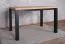 Stylish Varbas 02 Dining Table, two-tone, Gold Craft Oak / Matte Black, 120 x 80 cm, sturdy construction, durable kitchen table, modern