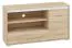 Mochis 17 TV Base Unit | Sonoma Oak Light | 3 Color Inserts | 66 x 120 x 34 cm | 1 Door, 1 Drawer, 4 Compartments