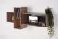 Sprimont 11 Wall Shelf, Color: Gray / Oak - Dimensions: 55 x 110 x 29 cm (H x W x D)