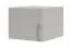 Metal handle for top unit for one-door wardrobe Edegem 05 | Color: Grey
