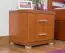 Bedside table "Easy Furniture" N2, Cherry ColouRed lacquered