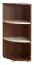 Corner shelf Cikupa 32, Colour: Wallnut / Elm - Measurements: 103 x 40 x 40 cm (H x W x D)
