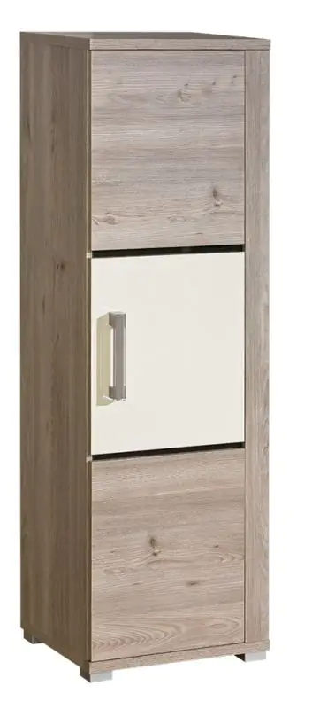Cupboard Cavalla 05, door hinge right, Colour: Oak / Cream - Measurements: 150 x 49 x 40 cm (H x W x D)