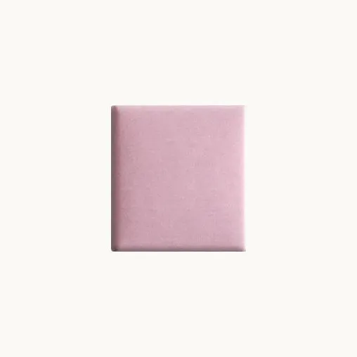 Elegant Wall Panel | Pink | 42 x 42 x 4 cm | Engineered Wood & Foam