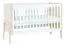 Baby & Kid Bed Hildrid 02 | Acacia / White | 70 x 140 cm Lying Area | Adjustable Height | Removable Sides