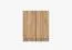 Hinge-Door Wardrobe Wall Unit | 71.5 x 60 x 29 cm | Brown/White | Parnassus 08 | 2 Doors | Silver Metal Handles | Wood-Effect Front