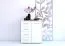 Chest of Drawers | White | Comarca 02 | 96 x 90 x 45 cm | 1 Door | 4 Drawers | 3 Compartments | Silver Handles