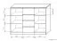 Kiunga 08 chest of drawers, colour: beech / white - Measurements: 91 x 122 x 40 cm (H x W x D)