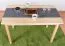 Solid Pine Wood Dining Table | Natural Finish | Junco 228C | Square | 120 x 70 cm