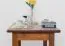 Solid Pine Table | Rustic Oak Color | Junco 226B | Square | 50 x 90 cm | Space-Saving, Sturdy Design