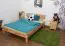 Futon Bed Solid Wood | Wooden Nature 03 | Oiled Beech Heartwood | 140 x 200 cm Mattress Base
