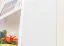 Hanging Wall Shelf Solid Pine White Lacquered 013 | Modern Design | 72 x 60 x 20 cm