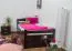 Children's Bed & Youth Bed Easy Premium Line K1/2h | 2nd Berth & 2 Cover Panels | 90 x 200 cm Solid Beech | Chocolate Brown